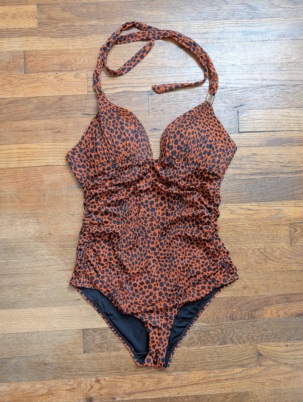 Victoria's Secret The Forever Push-Up Leopard Print One Piece Swimsuit XL